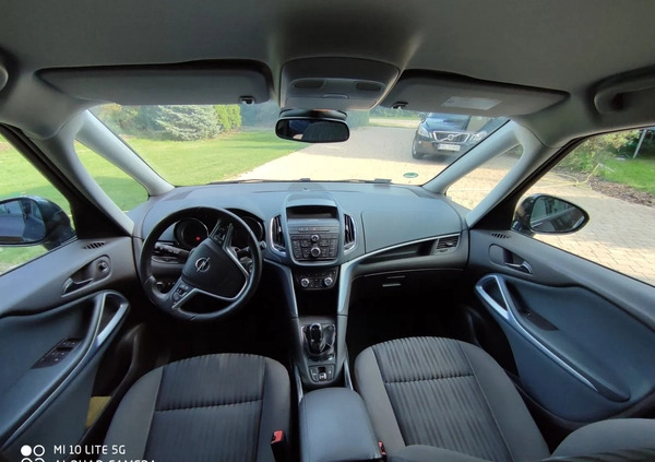 Opel Zafira cena 31900 przebieg: 207854, rok produkcji 2014 z Tolkmicko małe 22
